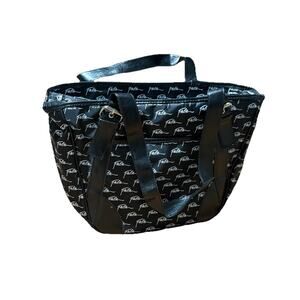 Vintage FUBU The Collection Tote Bag Small Shoulder Purse Black/ White